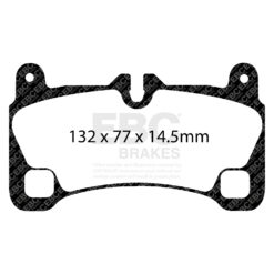 DP41836R EBC Yellowstuff Street and Track Brake Pad Set [Rear] - Image 2