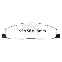 EBC Greenstuff Brake Pads - DP61848 - Image 2