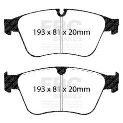 DP41937R EBC Yellowstuff Street and Track Brake Pad Set [Front] - Image 2