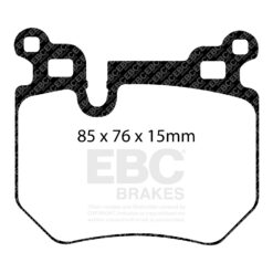 Alternative view of EBC Ultimax OEM Replacement Brake Pad Set DP1996 [Rear]