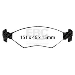 EBC Ultimax Brake Pad Set (FRONT) DP415/2 - Image 2