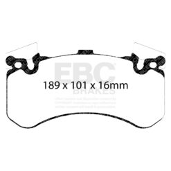 EBC Redstuff Brake Pads - DP32158C - Image 2