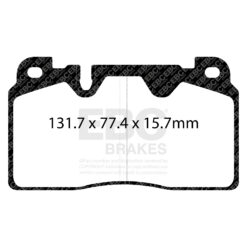 EBC Greenstuff Brake Pads - DP62168 - Image 2