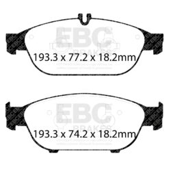 EBC Redstuff Brake Pads - DP32169C - Image 2