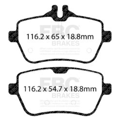 DP42180R EBC Yellowstuff Street and Track Brake Pad Set [Rear] - Image 2