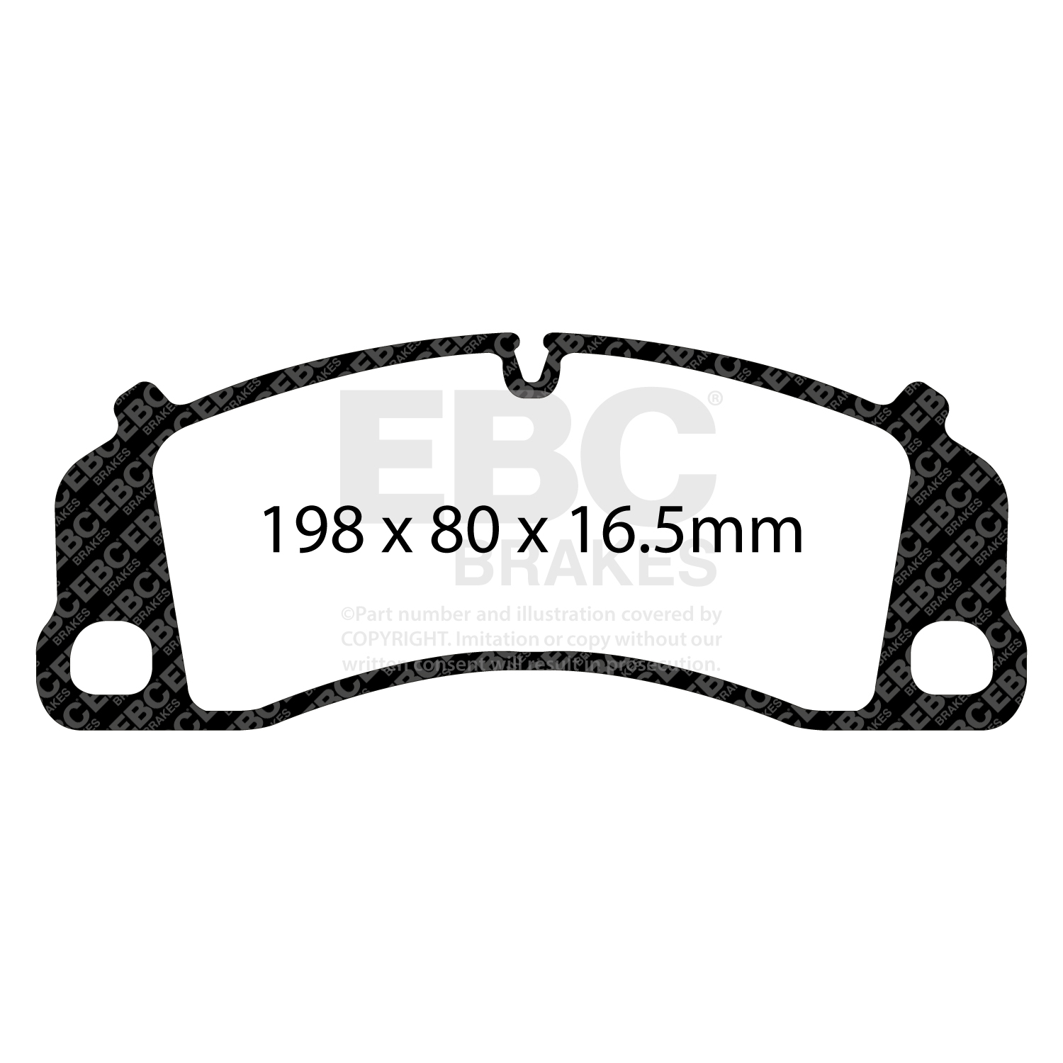EBC Redstuff Brake Pads - DP32206C - Image 2