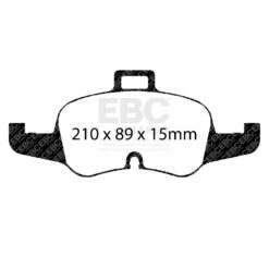 DP42256R EBC Yellowstuff Street and Track Brake Pad Set [Front] - Image 2