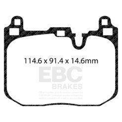 EBC Ultimax OEM Replacement Brake Pad Set DPX2271 [Front] - Image 2