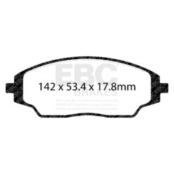 EBC Ultimax OEM Replacement Brake Pad Set DPX2294 [Front] - Image 2