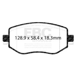 EBC Ultimax OEM Replacement Brake Pad Set DPX2309 [Front] - Image 2