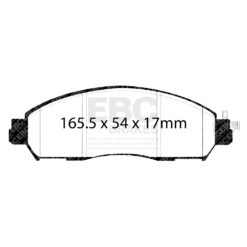 EBC Ultimax OEM Replacement Brake Pad Set DPX2310 [Front] - Image 2