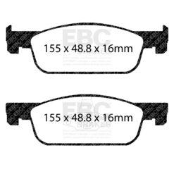 DP42312R EBC Yellowstuff Street and Track Brake Pad Set [Front] - Image 2
