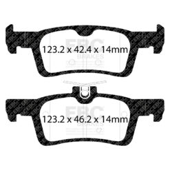 EBC Ultimax OEM Replacement Brake Pad Set DPX2319 [Rear] - Image 2