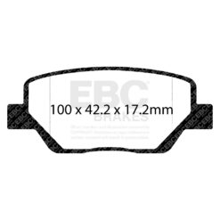 EBC Ultimax OEM Replacement Brake Pad Set DPX2333 [Rear] - Image 2