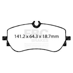 EBC Ultimax OEM Replacement Brake Pad Set DPX2364 [Rear] - Image 2