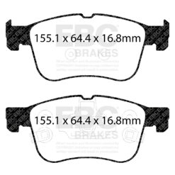 EBC Greenstuff 2000 Brake Pad Set (FRONT) DP22372 - Image 2