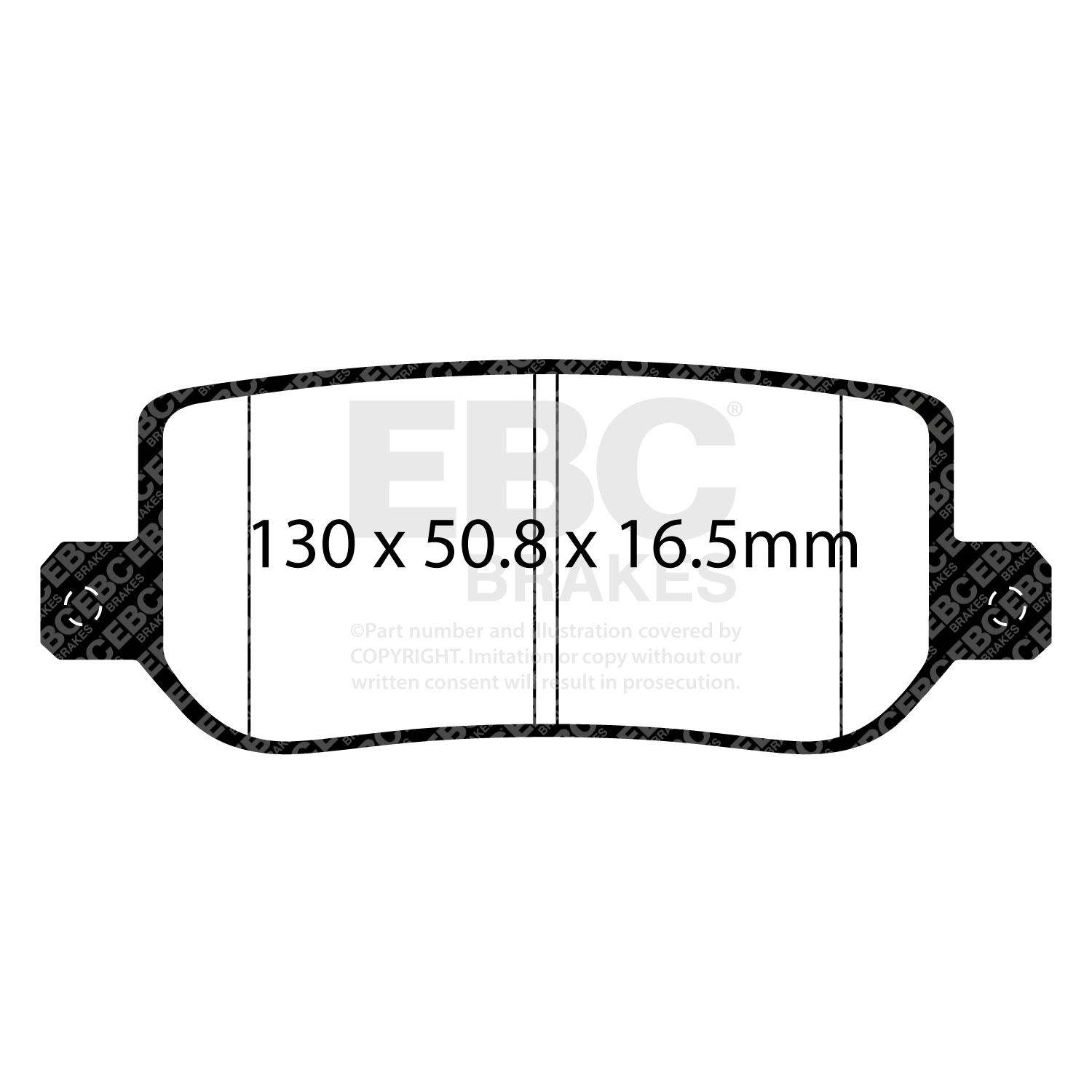 EBC Greenstuff 2000 Brake Pad Set (REAR) DP22375 - Image 2
