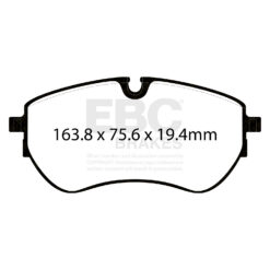 EBC Ultimax OEM Replacement Brake Pad Set DPX2377 [Front] - Image 2
