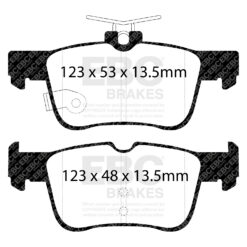 Alternative view of EBC Ultimax OEM Replacement Brake Pad Set DPX2384 [Rear]