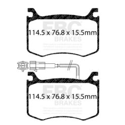 Alternative view of EBC Ultimax OEM Replacement Brake Pad Set DPX2392 [Front]