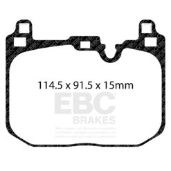 Alternative view of EBC Ultimax OEM Replacement Brake Pad Set DPX2393 [Front]