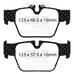 Alternative view of EBC Ultimax OEM Replacement Brake Pad Set DPX2394 [Rear]