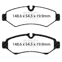 Alternative view of EBC Ultimax OEM Replacement Brake Pad Set DPX2397 [Rear]