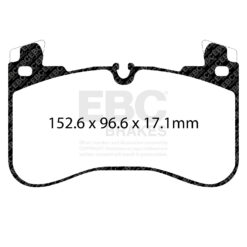 EBC Ultimax OEM Replacement Brake Pad Set DPX2401 [Front] - Image 2