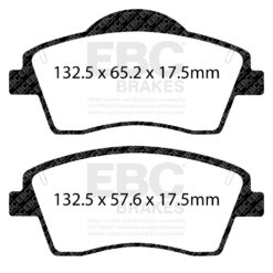 EBC Ultimax OEM Replacement Brake Pad Set DPX2429 [Front] - Image 2