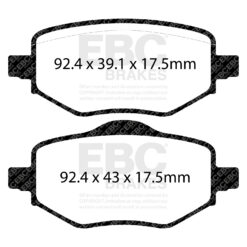 Alternative view of EBC Ultimax OEM Replacement Brake Pad Set DPX2442 [Rear]