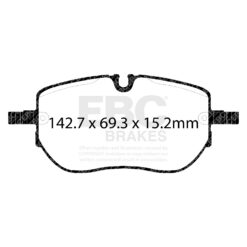 EBC Ultimax OEM Replacement Brake Pad Set DPX2451 [Front] - Image 2