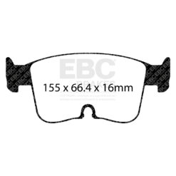 Alternative view of EBC Ultimax OEM Replacement Brake Pad Set DPX2479 [Front]