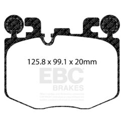 EBC Ultimax OEM Replacement Brake Pad Set DPX2522 [Front] - Image 2