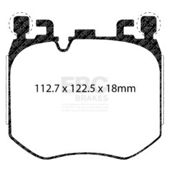 Alternative view of EBC Ultimax OEM Replacement Brake Pad Set DPX2536 [Front]