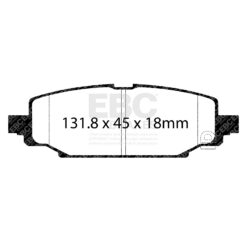 Alternative view of EBC Ultimax OEM Replacement Brake Pad Set DPX3101 [Rear]