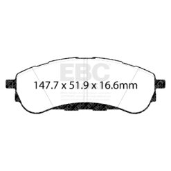 Alternative view of EBC Ultimax OEM Replacement Brake Pad Set DPX3108 [Rear]