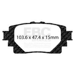 Alternative view of EBC Ultimax OEM Replacement Brake Pad Set DPX3132 [Rear]